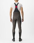 CASTELLI Pantaloni de ciclism lungi cu bretele - UNLIMITED THERMAL - maro