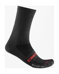 CASTELLI Șosete clasice de ciclism - RE-CYCLE THERMAL 18 - negru