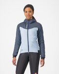 CASTELLI Jachetă rezistentă la vânt de ciclism - FLY THERMAL W - albastru deschis