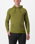 CASTELLI Hanorac - LOGO HOODIE - verde