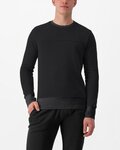 CASTELLI trage pe dreapta - LOGO SWEATSHIRT - negru