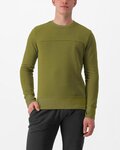 CASTELLI trage pe dreapta - LOGO SWEATSHIRT - verde