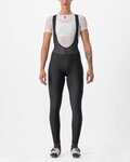 CASTELLI Pantaloni de ciclism lungi cu bretele - ENTRATA W - negru