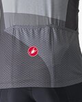 CASTELLI Tricou de ciclism cu mânecă scurtă - ORIZZONTE - gri