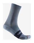 CASTELLI Șosete clasice de ciclism - ESPRESSO 15 - gri
