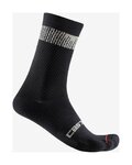 CASTELLI Șosete clasice de ciclism - UNLIMITED 18 - negru