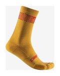 CASTELLI Șosete clasice de ciclism - UNLIMITED 18 - galben