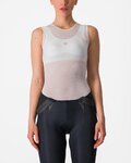 CASTELLI Tricou de ciclism fără mâneci - PRO MESH W - alb