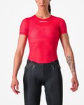 CASTELLI Tricou de ciclism cu mânecă scurtă - PRO MESH W - roșu