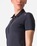 CASTELLI maiou Polo - MERINO W POLO - negru
