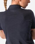 CASTELLI maiou Polo - MERINO W POLO - negru