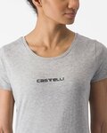 CASTELLI Tricou de ciclism cu mânecă scurtă - CLASSICO W - gri