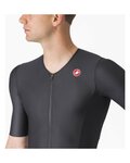 CASTELLI Salopetă de ciclism - SANREMO ULTRA SPEEDSUIT - negru