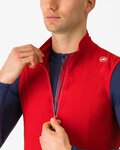 CASTELLI Vestă de ciclism - ESPRESSO VEST - roșu