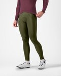 CASTELLI Pantaloni de ciclism lungi cu bretele - ESPRESSO - verde