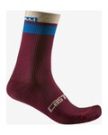 CASTELLI Șosete clasice de ciclism - GARA THERMAL 18 - bordo