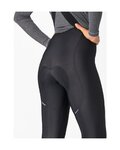CASTELLI Pantaloni de ciclism lungi cu bretele - ESPRESSO DT W - negru