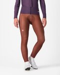 CASTELLI Pantaloni de ciclism lungi cu bretele - ESPRESSO W DT - roșu