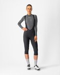 CASTELLI Pantaloni de ciclism 3/4 cu bretele - ENTRATA W - negru
