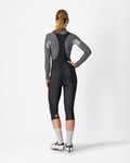 CASTELLI Pantaloni de ciclism 3/4 cu bretele - ENTRATA W - negru