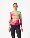 CASTELLI Jachetă termoizolantă de ciclism - PERFETTO LTD ROS 2 JKT - multicolor/roz