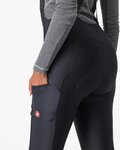CASTELLI Pantaloni de ciclism lungi cu bretele - UNLIMITED CARGO DT W - negru