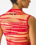 CASTELLI Tricoul de ciclism fără mâneci - INSIDER 2 W - roșu