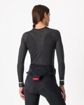 CASTELLI Tricou de ciclism cu mânecă lungă - MERINO SEAMLESS W - negru