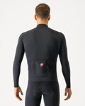 CASTELLI Tricou de cilism pentru iarnă cu mânecă lungă - AERO RACE - negru