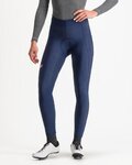 CASTELLI Pantaloni de ciclism lungi fără bretele - ESPRESSO W - albastru
