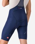 CASTELLI Pantaloni scurți de ciclism cu bretele - AERO RACE S - albastru