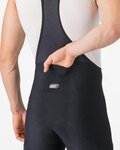 CASTELLI Pantaloni scurți de ciclism cu bretele - UNLIMITED ENDURANCE - negru