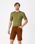 CASTELLI Pantaloni scurți de ciclism fără bretele - UNLIMITED ADVENTURE BAGGY - roșu