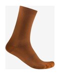 CASTELLI Șosete clasice de ciclism - ESPRESSO 18 - maro