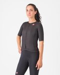 CASTELLI Tricou de ciclism cu mânecă scurtă - AERO PRO 8S - negru