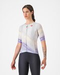 CASTELLI Tricou de ciclism cu mânecă scurtă - AERO PRO 8S - mov