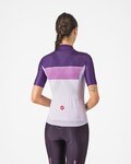 CASTELLI Tricou de ciclism cu mânecă scurtă - ELEGANTE - mov/roz/alb