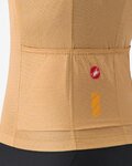 CASTELLI Tricou de ciclism cu mânecă scurtă - UNLIMITED W - maro