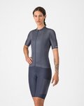 CASTELLI Pantaloni scurți de ciclism cu bretele - UNLIMITED ENDURANCE W DT - albastru