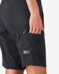 CASTELLI Pantaloni scurți de ciclism fără bretele - UNLIMITED ADVENTURE BAGGY W - negru