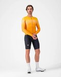 CASTELLI Tricou de ciclism cu mânecă lungă de vară - UPF LONG - portocaliu