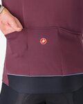 CASTELLI Jachetă termoizolantă de ciclism - ALPHA 150 - bordo