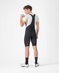 CASTELLI Pantaloni scurți de ciclism cu bretele - OMLOOP THERMAL - negru