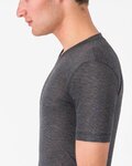 CASTELLI Tricou de ciclism cu mânecă scurtă - MEDIO BASE LAYER - gri
