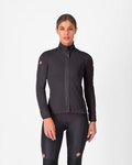 CASTELLI Jachetă termoizolantă de ciclism - ALPHA 150 W - negru