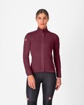 CASTELLI Jachetă termoizolantă de ciclism - ALPHA 150 W - bordo