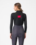 CASTELLI Tricou de ciclism cu mânecă lungă - FLANDERS 2 WARM W - negru