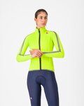 CASTELLI jachetă impermeabilă - ULTRA W RAIN CAPE - verde
