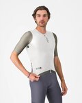 CASTELLI Tricou de ciclism cu mânecă scurtă - CORRETTO - bej/fildeş