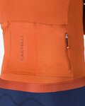 CASTELLI Tricou de ciclism cu mânecă lungă de vară - ESPRESSO 2 LS - roșu